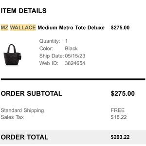 Ms Wallace tote bag -worn 3x like brand new!! Perfect condition